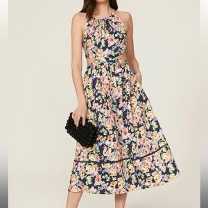 Floral Cotton Lined Dress